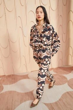 ULLA JOHNSON Aida Jumpsuit - Obsidian 13 ULLA JOHNSON Aida Jumpsuit - Obsidian -Lila's Closet ULLA JOHNSON Aida Jumpsuit OBSIDIAN 03