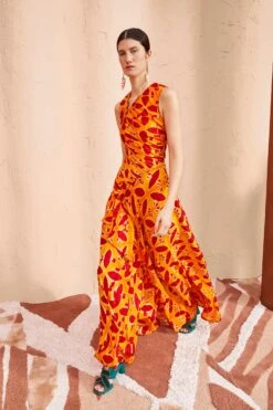 ULLA JOHNSON Alani Gown - Tigerlilly -Lila's Closet ULLA JOHNSON Alani Gown TIGERLILLY 03