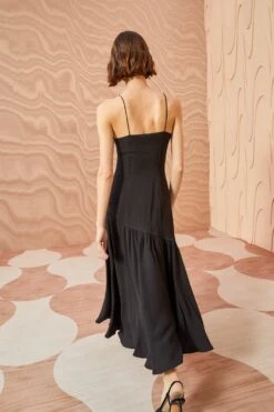 ULLA JOHNSON Alegria Dress - Noir 10 ULLA JOHNSON Alegria Dress - Noir -Lila's Closet ULLA JOHNSON Alegria Dress NOIR 04