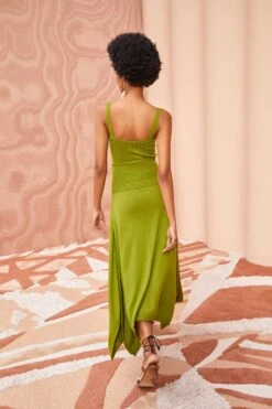 ULLA JOHNSON Alessi Skirt - Willow 12 ULLA JOHNSON Alessi Skirt - Willow -Lila's Closet ULLA JOHNSON Alessi Skirt WILLOW 0130