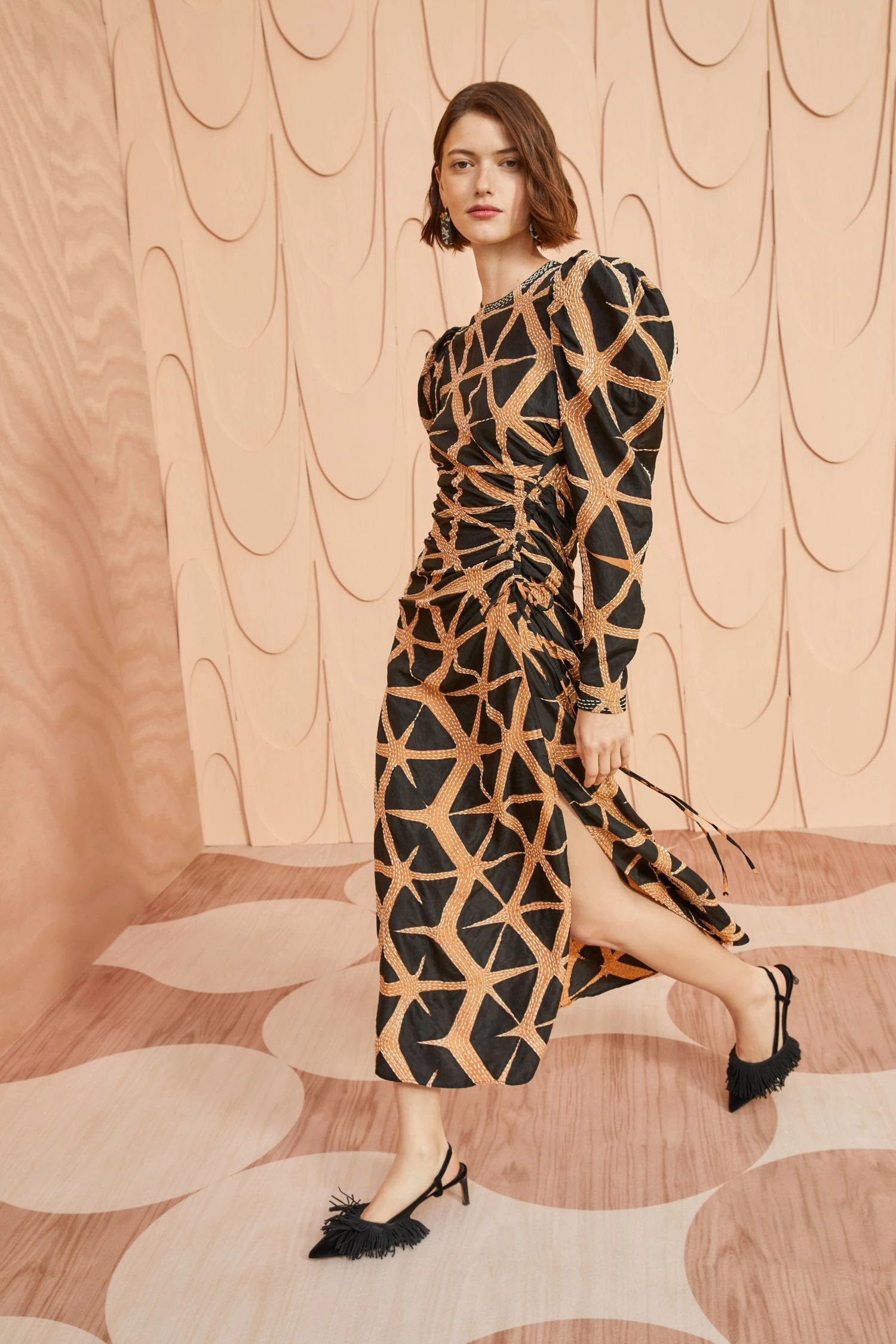 ULLA JOHNSON Amalie Dress - Onyx 8 ULLA JOHNSON Amalie Dress - Onyx - Image 6