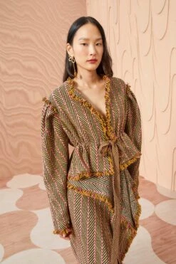 ULLA JOHNSON Ames Jacket - Tiger's Eye 11 ULLA JOHNSON Ames Jacket - Tiger's Eye -Lila's Closet ULLA JOHNSON Ames Jacket TIGER SEYE 0018