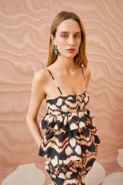 ULLA JOHNSON Amrita Top - Obsidian -Lila's Closet ULLA JOHNSON Amrita Top OBSIDIAN 03