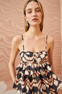 ULLA JOHNSON Amrita Top - Obsidian -Lila's Closet ULLA JOHNSON Amrita Top OBSIDIAN 05