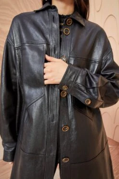 ULLA JOHNSON Apollo Jacket - Noir -Lila's Closet ULLA JOHNSON Apollo Jacket NOIR 0105