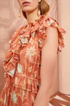 ULLA JOHNSON Arisa Dress - Mesa Floral 11 ULLA JOHNSON Arisa Dress - Mesa Floral -Lila's Closet ULLA JOHNSON Arisa Dress MESA FLORAL 05