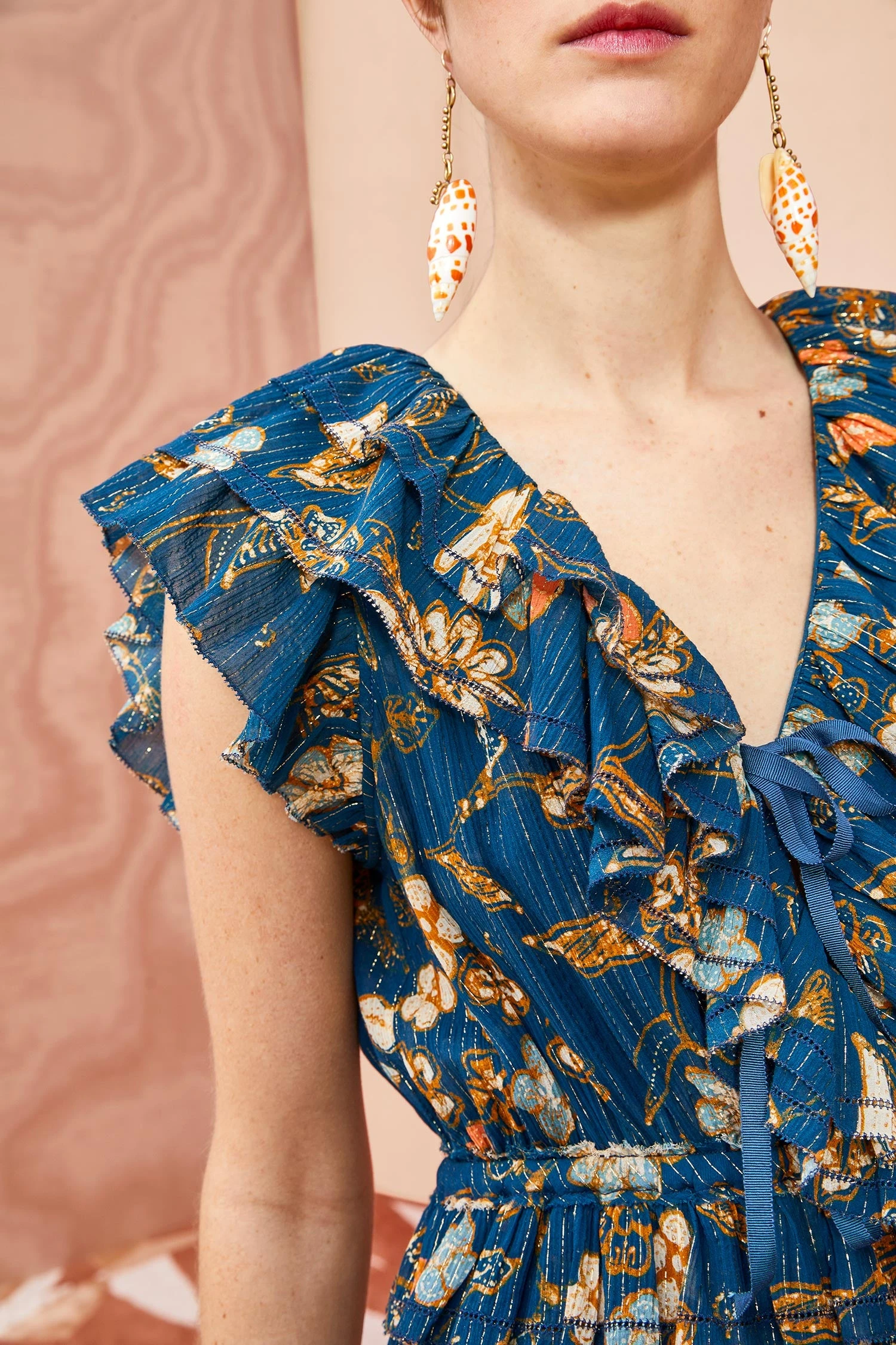 ULLA JOHNSON Arisa Dress - Moonlight Floral 7 ULLA JOHNSON Arisa Dress - Moonlight Floral - Image 5