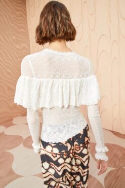 ULLA JOHNSON Augustina Pullover - Pristine 10 ULLA JOHNSON Augustina Pullover - Pristine -Lila's Closet ULLA JOHNSON Augustina Pullover PRISTINE 04