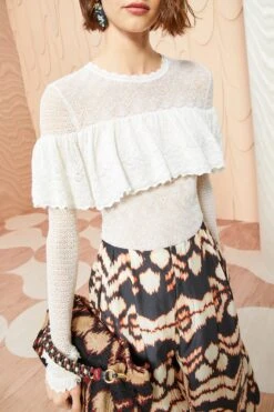 ULLA JOHNSON Augustina Pullover - Pristine 11 ULLA JOHNSON Augustina Pullover - Pristine -Lila's Closet ULLA JOHNSON Augustina Pullover PRISTINE 05