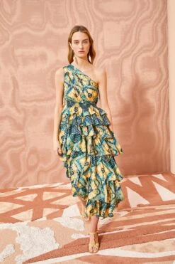 ULLA JOHNSON Auryn Gown - Constellation -Lila's Closet ULLA JOHNSON Auryn Gown CONSTELLATION 03