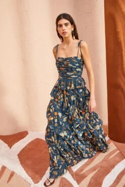 ULLA JOHNSON Aveline Gown - Moonlight Floral -Lila's Closet ULLA JOHNSON Aveline Gown MOONLIGHT FLORAL 03 4981e131 d928 4568 b7af ea4bf5e5992d