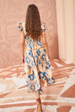 ULLA JOHNSON Avia Dress - Fossil -Lila's Closet ULLA JOHNSON Avia Dress FOSSIL 04