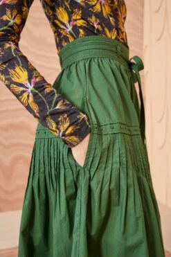 ULLA JOHNSON Blythe Skirt - Juniper -Lila's Closet ULLA JOHNSON Blythe Skirt JUNIPER 05