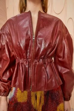 ULLA JOHNSON Briar Jacket - Mahogany -Lila's Closet ULLA JOHNSON Briar Jacket MAHOGANY 0095