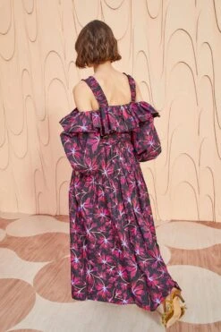 ULLA JOHNSON Caprice Dress - Zinnia -Lila's Closet ULLA JOHNSON Caprice Dress ZINNIA 04.pg