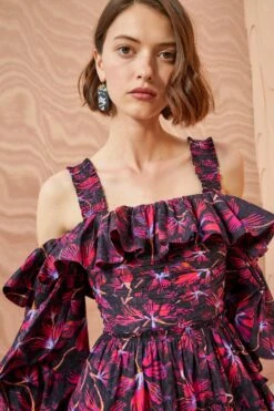 ULLA JOHNSON Caprice Dress - Zinnia -Lila's Closet ULLA JOHNSON Caprice Dress ZINNIA 05