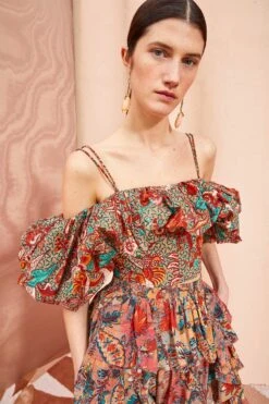 ULLA JOHNSON Carla Top - Primrose -Lila's Closet ULLA JOHNSON Carla Top PRIMROSE 04