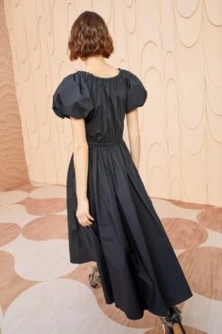 ULLA JOHNSON Cecile Dress - Noir -Lila's Closet ULLA JOHNSON Cecile Dress NOIR 04