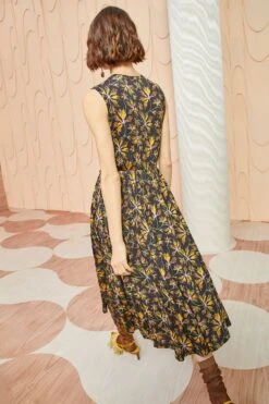 ULLA JOHNSON Clea Dress - Maple -Lila's Closet ULLA JOHNSON Clea Dress MAPLE 04