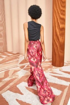 ULLA JOHNSON Clemence Pants - Wild Rose -Lila's Closet ULLA JOHNSON Clemence Pants WILD ROSE 03