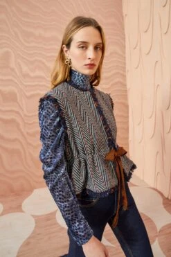 ULLA JOHNSON Clyde Vest - Graphite -Lila's Closet ULLA JOHNSON Clyde Vest GRAPHITE 0102