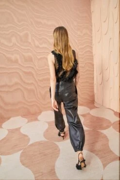 ULLA JOHNSON Cyrus Pant - Noir -Lila's Closet ULLA JOHNSON Cyrus Pant NOIR 0067