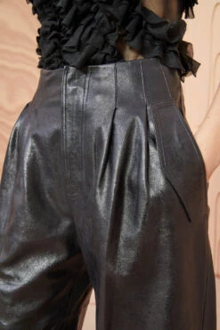 ULLA JOHNSON Cyrus Pant - Noir -Lila's Closet ULLA JOHNSON Cyrus Pant NOIR 02 ALT