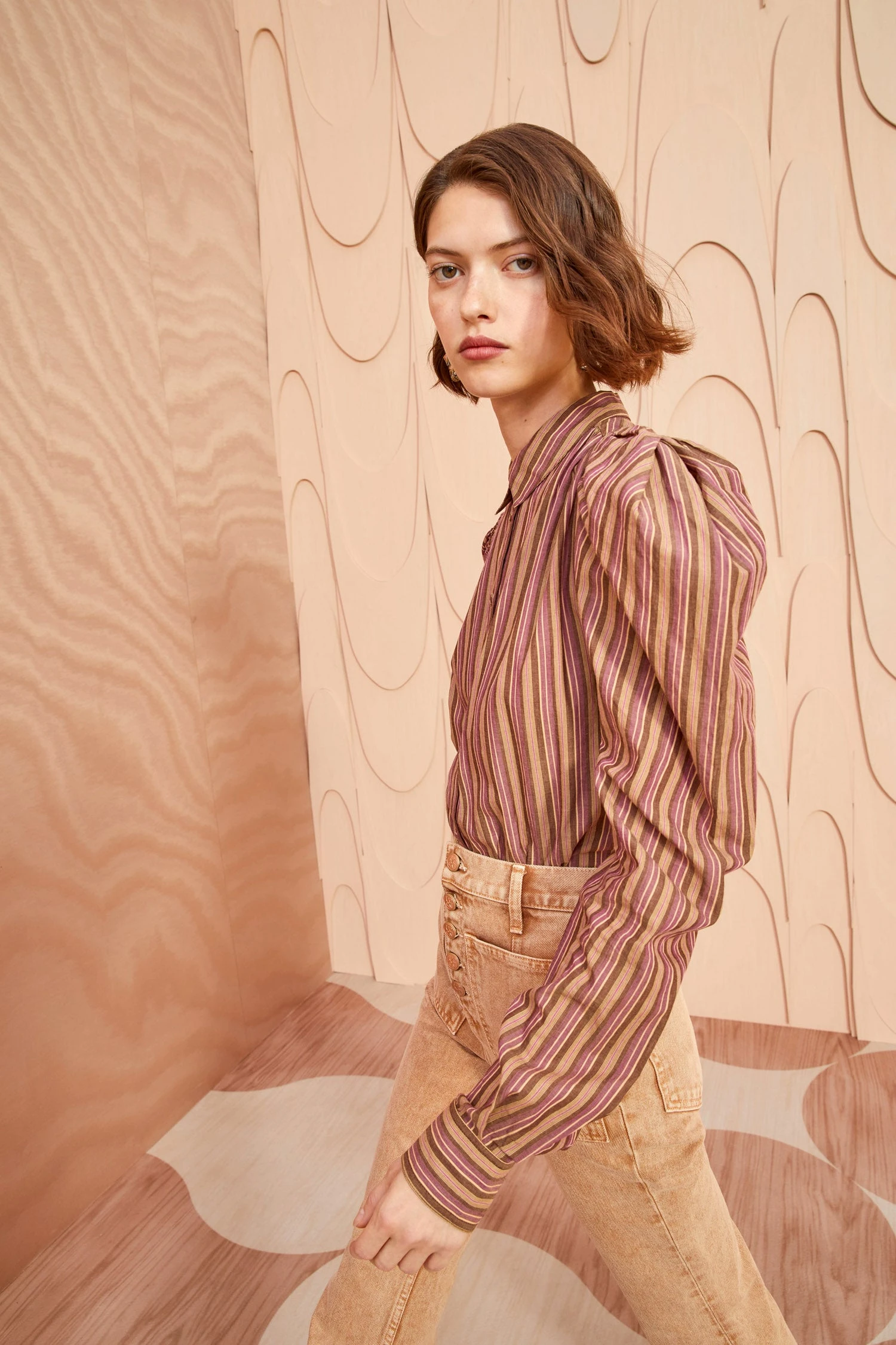 ULLA JOHNSON Dari Blouse - Mulberry 5 ULLA JOHNSON Dari Blouse - Mulberry - Image 3