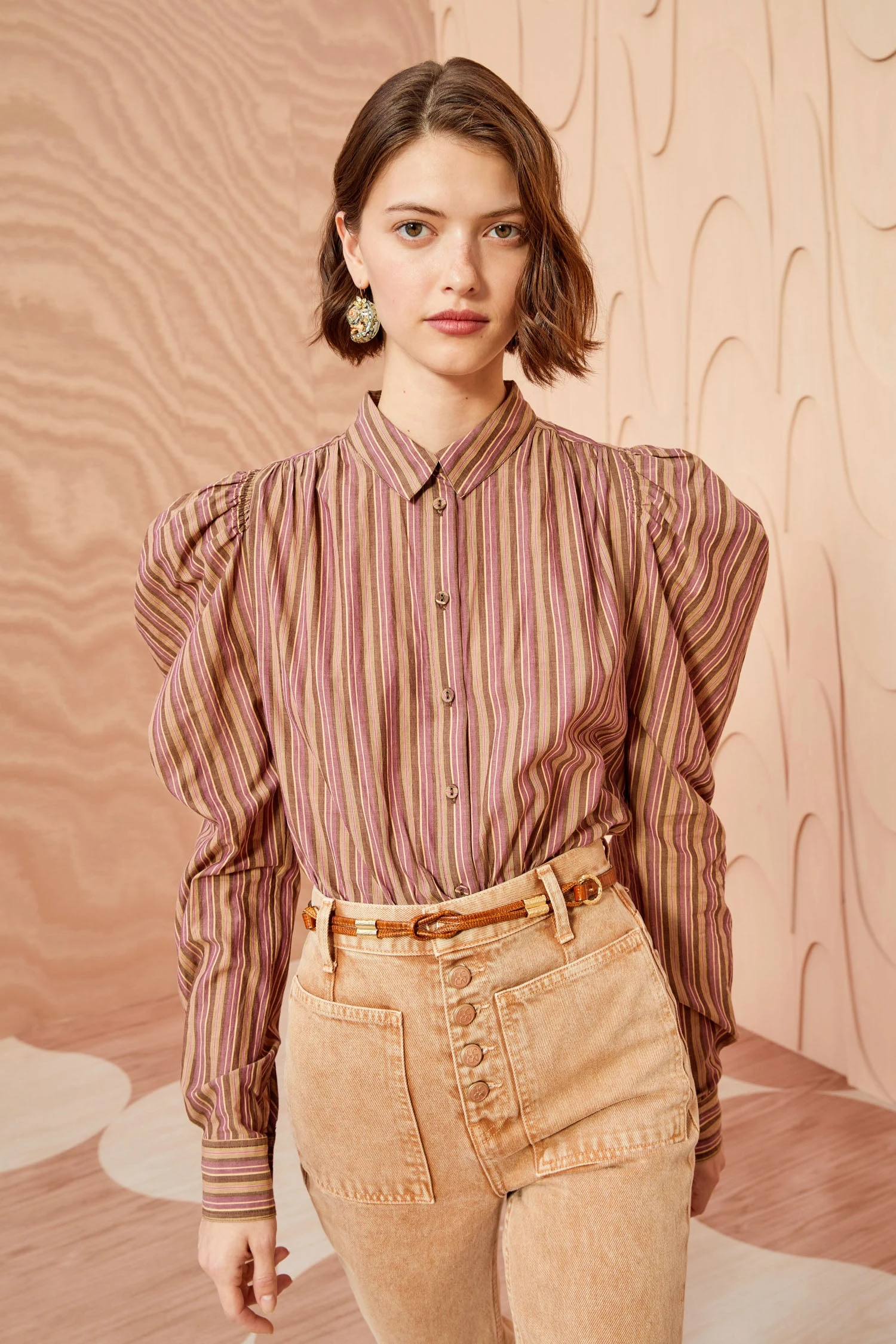 ULLA JOHNSON Dari Blouse - Mulberry 3 ULLA JOHNSON Dari Blouse - Mulberry