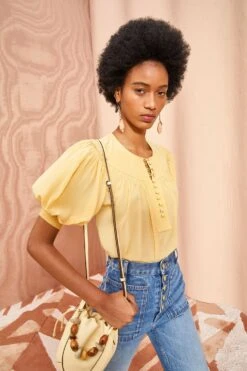 ULLA JOHNSON Dina Top - Dune