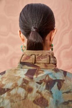 ULLA JOHNSON Elettra Trench - Chalcedony 11 ULLA JOHNSON Elettra Trench - Chalcedony -Lila's Closet ULLA JOHNSON Elettra Trench CHALCEDONY 0163