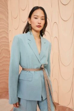 ULLA JOHNSON Ellery Jacket - Agave -Lila's Closet ULLA JOHNSON Ellery Jacket AGAVE 0184