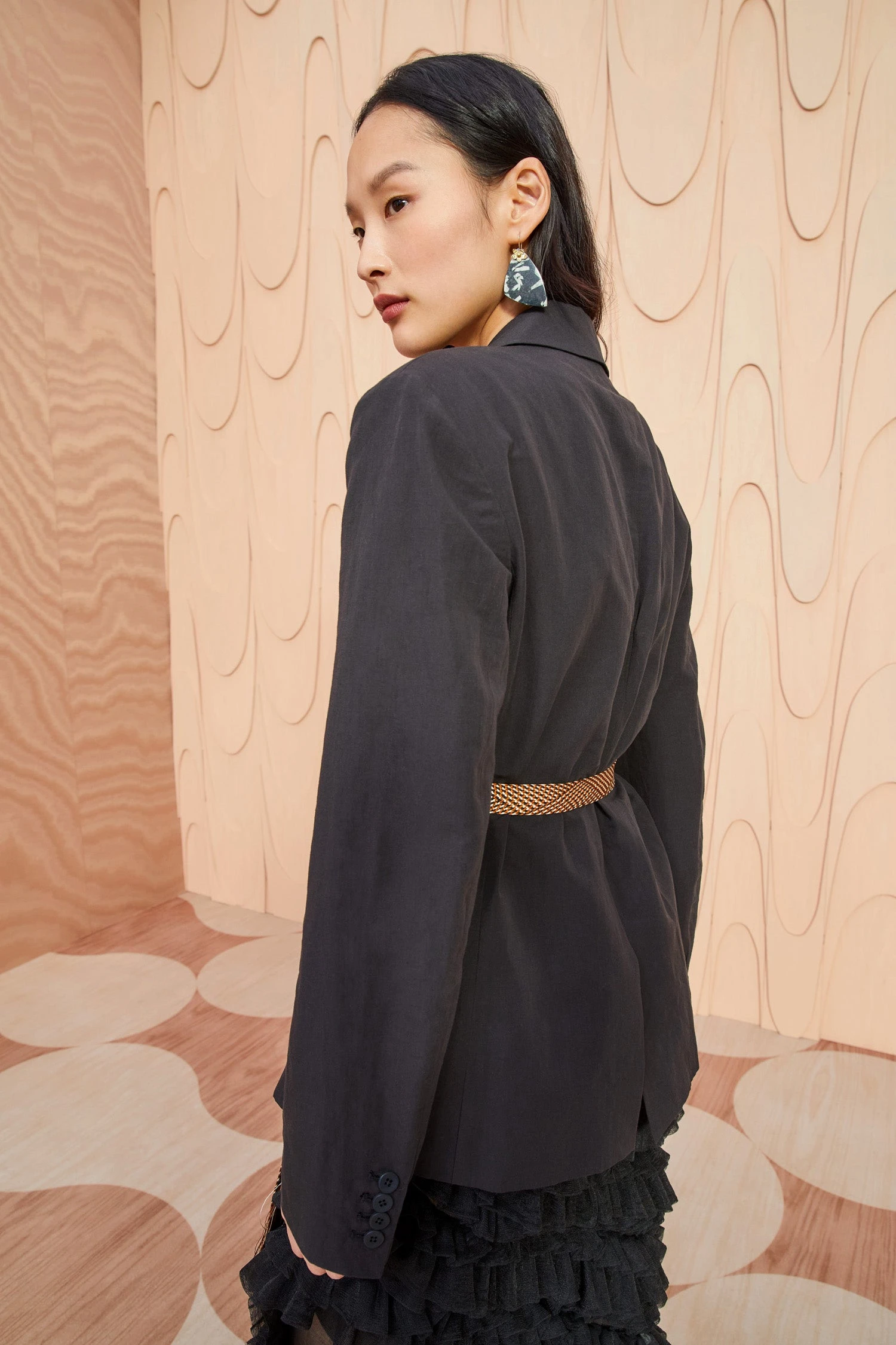 ULLA JOHNSON Ellery Jacket - Noir 6 ULLA JOHNSON Ellery Jacket - Noir - Image 4