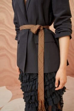 ULLA JOHNSON Ellery Jacket - Noir 9 ULLA JOHNSON Ellery Jacket - Noir -Lila's Closet ULLA JOHNSON Ellery Jacket NOIR 02 ALT