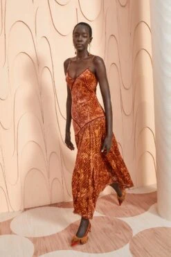 ULLA JOHNSON Elodie Dress - Sienna -Lila's Closet ULLA JOHNSON Elodie Dress SIENNA 0036