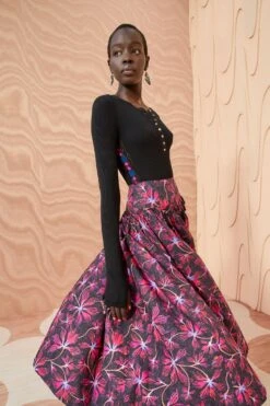 ULLA JOHNSON Emmy Skirt - Zinnia -Lila's Closet ULLA JOHNSON Emmy Skirt ZINNIA 05