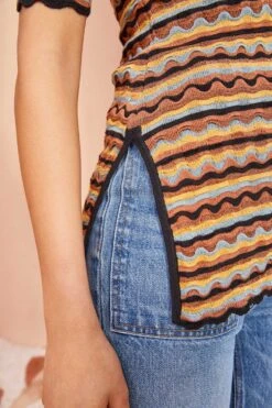 ULLA JOHNSON Felix Top - Tiger's Eye -Lila's Closet ULLA JOHNSON Felix Top TIGER SEYE 0103