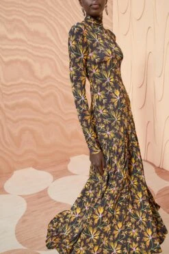 ULLA JOHNSON Fernanda Dress - Maple -Lila's Closet ULLA JOHNSON Fernanda Dress MAPLE 02 ALT