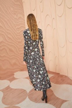 ULLA JOHNSON Fernanda Dress - Nuit -Lila's Closet ULLA JOHNSON Fernanda Dress NUIT 0082