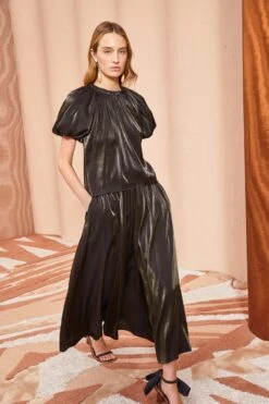 ULLA JOHNSON Flo Top - Noir -Lila's Closet ULLA JOHNSON Flo Top NOIR 0016