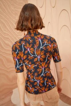 ULLA JOHNSON Flora Top - Bellflower -Lila's Closet ULLA JOHNSON Flora Top BELLFLOWER 04