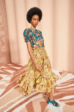 ULLA JOHNSON Frances Top - Delphinium -Lila's Closet ULLA JOHNSON Frances Top DELPHINIUM 0110