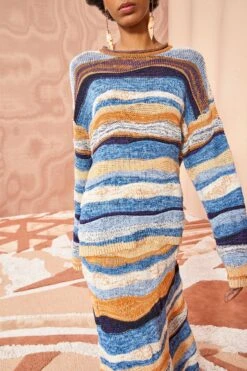 ULLA JOHNSON Francie Pullover - Aegean -Lila's Closet ULLA JOHNSON Francie Pullover AEGEAN 02 ALT