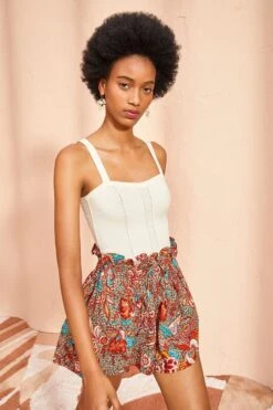 ULLA JOHNSON Giselle Top - Chalk -Lila's Closet ULLA JOHNSON Giselle Top CHALK 03