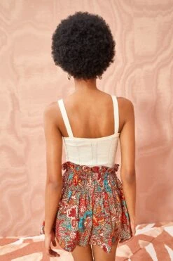 ULLA JOHNSON Giselle Top - Chalk -Lila's Closet ULLA JOHNSON Giselle Top CHALK 04