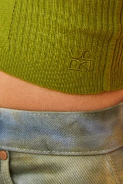 ULLA JOHNSON Giselle Top - Willow -Lila's Closet ULLA JOHNSON Giselle Top WILLOW 02 ALT