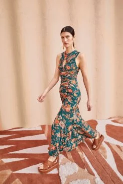 ULLA JOHNSON Gili Woven Leather Flatform - Sierra 11 ULLA JOHNSON Gili Woven Leather Flatform - Sierra -Lila's Closet ULLA JOHNSON Gwynne Dress DELPHINIUM 03 b2c1bdd5 6df1 4b2c 91c4 cc66ebf6f62e