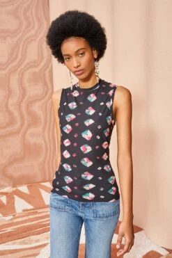 ULLA JOHNSON Ines Top - Nocturne -Lila's Closet ULLA JOHNSON Ines Top NOCTURNE 03