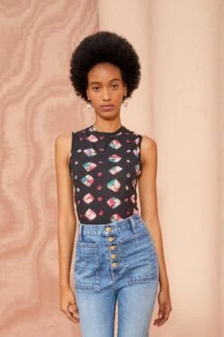 ULLA JOHNSON Ines Top - Nocturne -Lila's Closet ULLA JOHNSON Ines Top NOCTURNE 05