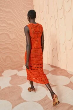 ULLA JOHNSON Innika Dress - Carnelian -Lila's Closet ULLA JOHNSON Innika Dress CARNELIAN 0135